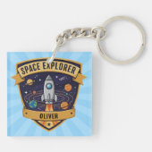 Porte-clés Explorateur de l'espace mignon (Dos)