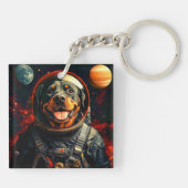 Porte-clés Exploration de Rottweiler (Dos)