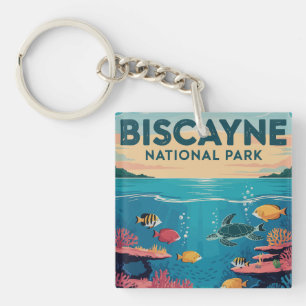 Porte-clés Exploration du parc national de Biscayne en Florid
