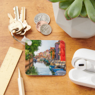 Porte-clés Explorer le charme vibrant de Burano
