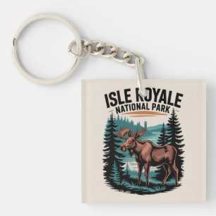 Porte-clés Explorez le parc national de l'Isle Royale Lac Sup