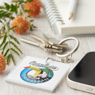 Porte-clés Explorez le patch de voyage des Caraïbes.