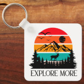 Porte-clés Explorez Plus Mountain Nature Adventure Outdoor (Recto)