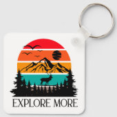 Porte-clés Explorez Plus Mountain Nature Adventure Outdoor (Dos)