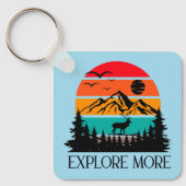 Porte-clés Explorez Plus Mountain Nature Adventure Outdoor (Recto)