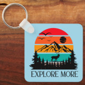 Porte-clés Explorez Plus Mountain Nature Adventure Outdoor (Recto)