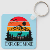 Porte-clés Explorez Plus Mountain Nature Adventure Outdoor (Dos)
