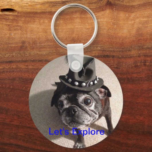 Porte-clés Explorons (Recto)