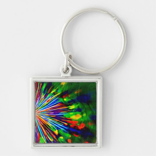 Porte-clés Explosion Arc-en-ciel (Devant)