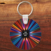 Porte-clés Explosion colorée de starburst (Recto)