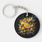 Porte-clés Explosion de Citron (Devant)