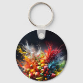 Porte-clés Explosion de fruits (Recto)
