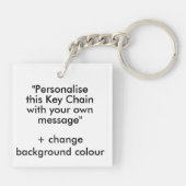 Porte-clés Expression de ventilateur Art déco (Dos)