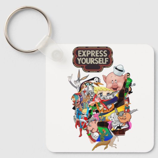Porte-clés Exprimez-Vous Art Pop Vintage (Recto)