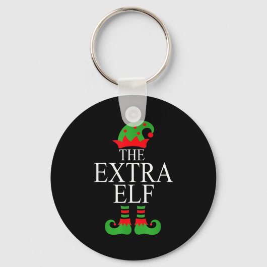 Porte-clés Extra Elf Family Matching Christmas Group Pajama M (Recto)