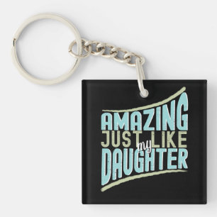 Porte-clés Extraordinaire Comme Ma Fille, Drôle Type De Famil