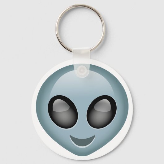 Porte-clés Extraterrestrial Alien Emoji (Recto)