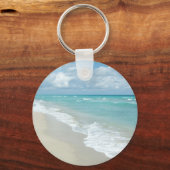 Porte-clés Extreme Relaxation Plage Vue Sable blanc (Verso)