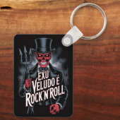 Porte-clés Exu Veludo é Rock'N'Roll #1 (Verso)