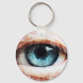 Porte-clés Eyeball effrayant & Halloween Oeil bleu /zombie éf (Verso)
