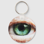 Porte-clés Eyeball effrayant & Halloween Oeil Vert /Zombie éf (Recto)