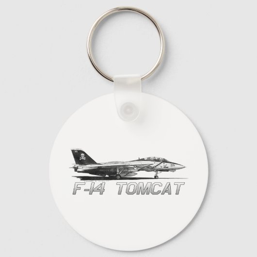 Porte-clés F14 Tomcat VF-103 Jollys rogers - dessin (Recto)