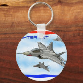 Porte-clés F22 Avion de chasse Raptor (Recto)