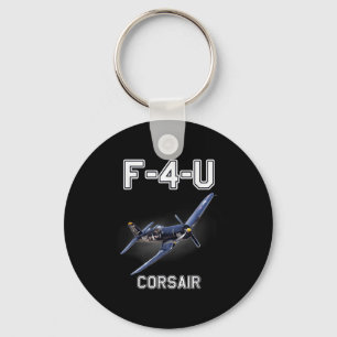 Porte-clés F4u Corsair Warbird Aéronefs militaires 2ème guerr