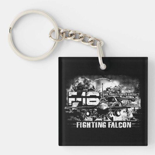 Porte-clés F-16 Faucon combattant (Devant)