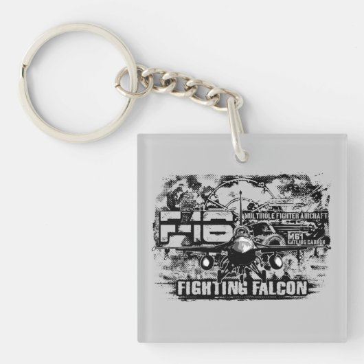 Porte-clés F-16 Faucon combattant (Devant)
