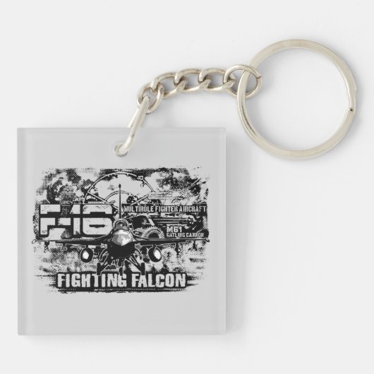 Porte-clés F-16 Faucon combattant (Dos)