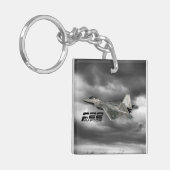 Porte-clés F-22 Carré RAPTOR (double face) Porte - clé (Devant gauche)