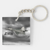 Porte-clés F-22 Carré RAPTOR (double face) Porte - clé (Dos)