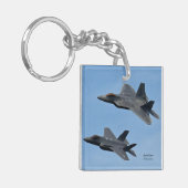 Porte-clés F-35 et F-22 Avion de chasse (Devant gauche)