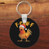 Porte-clés F-Caw-F Chicken Christmas Essential (Recto)