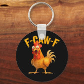 Porte-clés F-Caw-F Chicken Classic Retro Style (Recto)