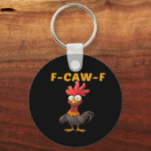 Porte-clés F-Caw-F-Chicken Essential Classic Aesthetic Unique (Recto)