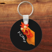 Porte-clés F-Caw-F Chicken Essential Classic Retro (Recto)