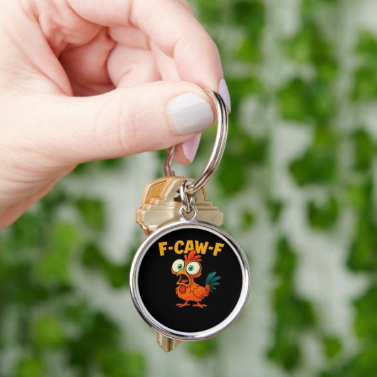 Porte-clés F-Caw-F Chicken Essential Funny Trendy (main)