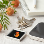 Porte-clés F-Caw-F Chicken Retro Classic (Côté)