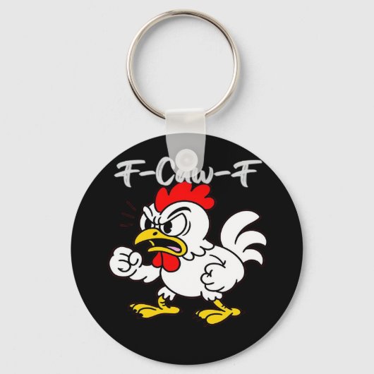 Porte-clés F-Caw-F Classique Créatif Décontracté (Recto)