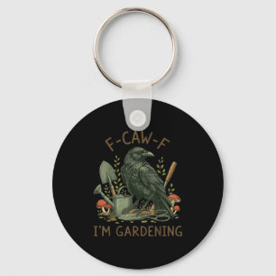 Porte-clés F-caw-f Corbeau Corneille Oiseau Drôle Humour Je f