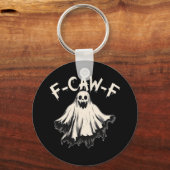 Porte-clés F Caw F Corbeau Style Rétro Classique (Recto)