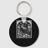 Porte-clés F-Caw-F Crow Aesthetic Casual (Recto)