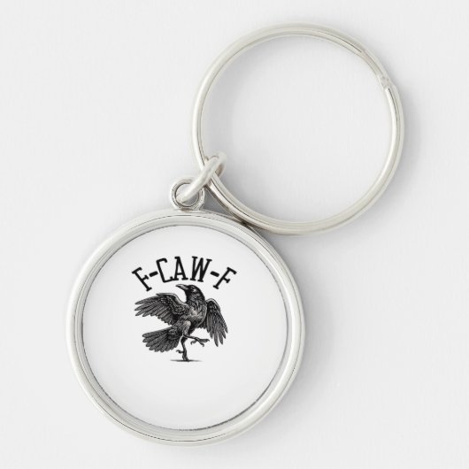 Porte-clés F Caw F Crow Créatif Décontracté (Devant)