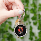 Porte-clés F-Caw-F Crow Funny Gothic Raven Humor Style (main)