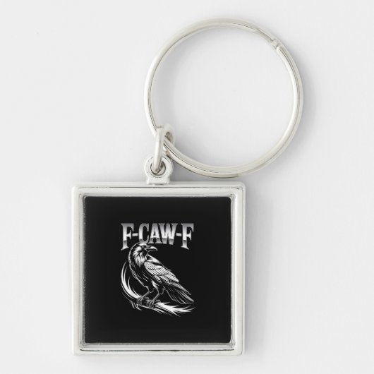 Porte-clés F-Caw-F Crow Womens Trendy Casual (Devant)