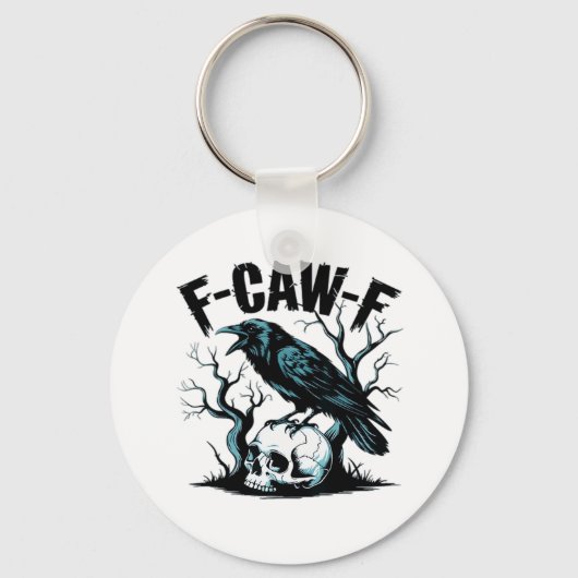 Porte-clés F-Caw-F Drôle Tendance (Recto)