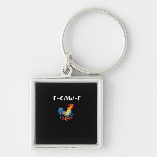 Porte-clés F-Caw-F Drôle Tendance (Devant)