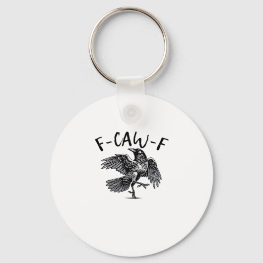 Porte-clés F Caw F Essentiel Classique Esthétique (Recto)